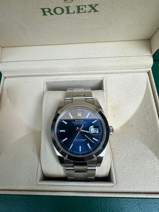 ROLEX DATEJUST BLUE DIAL
