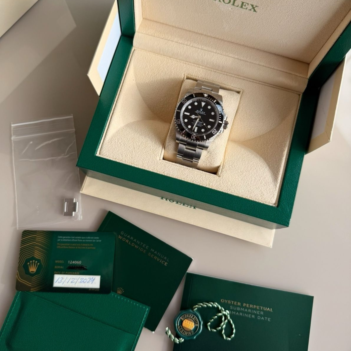 ROLEX SUBMARINER NO DATE