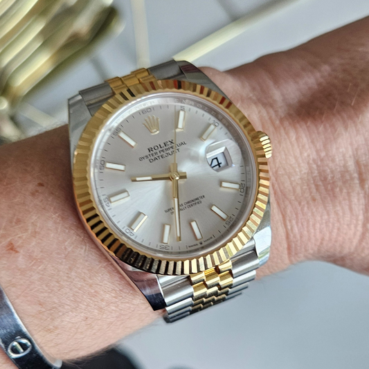 ROLEX DATEJUST AÇO E OURO AMARELO JUBILEE