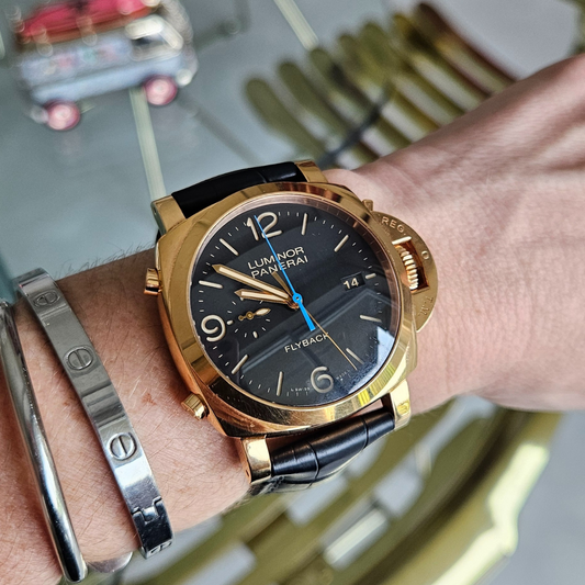 PANERAI LUMINRO MARINA ORO ROSSE 44MM FLYBACK