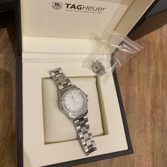 TAG HEUER AQUARACER MOSTRADOR MADREPEROLA COM DIAS